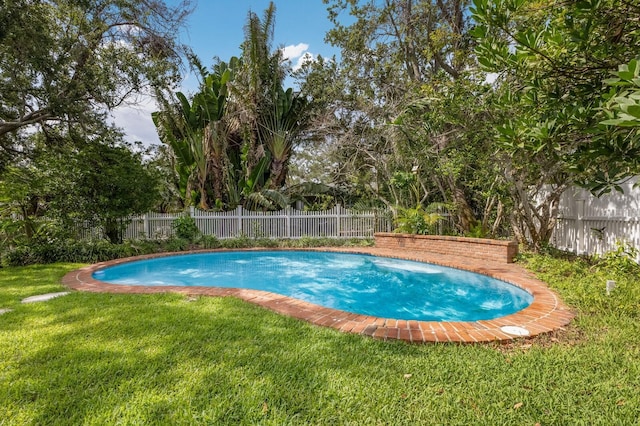 2401 Riverview Blvd, Bradenton, FL 34205 - view of pool featuring a fenced backyard