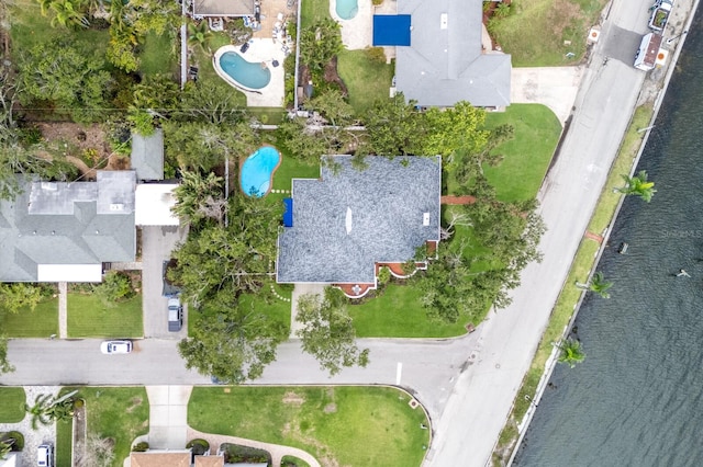 2401 Riverview Blvd, Bradenton, FL 34205 - aerial view of property's location featuring a pool area and a large body of water