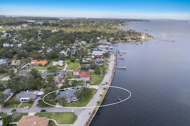 2401 Riverview Blvd, Bradenton, FL 34205 - aerial view of property's location featuring a nearby body of water and nearby suburban area