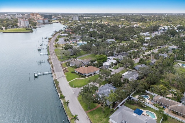 2401 Riverview Blvd, Bradenton, FL 34205 - aerial view of property's location featuring a nearby body of water