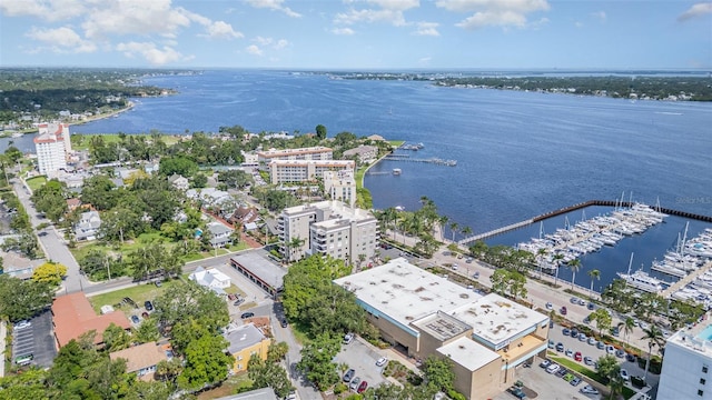 1400 1st Ave W Unit 103, Bradenton, FL 34205 - bird's eye view of a nearby body of water and numerous boat docks