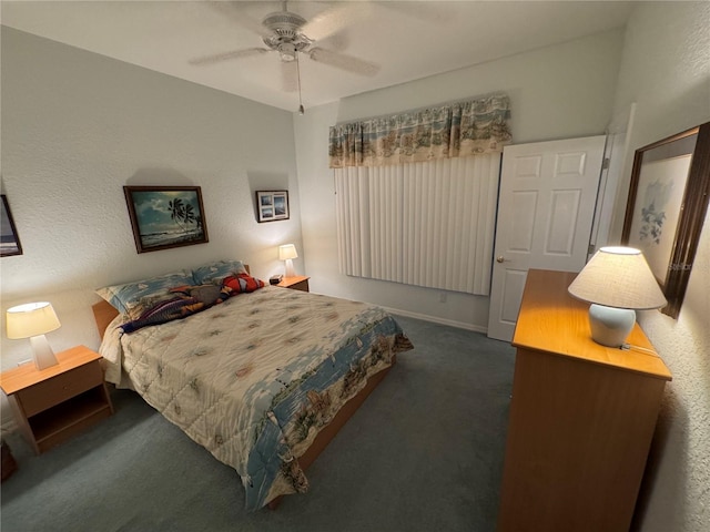 8616 15th Ave NW, Bradenton, FL 34209 - carpeted bedroom with a ceiling fan and baseboards