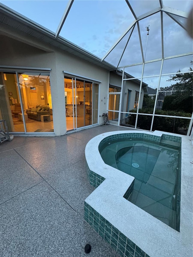 8616 15th Ave NW, Bradenton, FL 34209 - outdoor pool with a patio area and a lanai