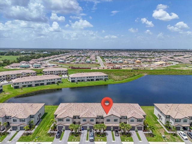 15131 Sunny Day Dr, Bradenton, FL 34211 - aerial view of residential area featuring a nearby body of water