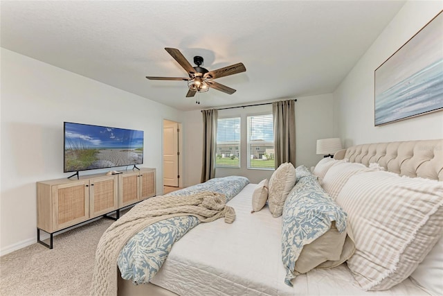 5711 Archipelago St, Nokomis, FL 34275 - carpeted bedroom featuring ceiling fan and baseboards