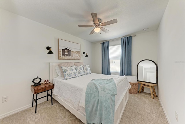 5711 Archipelago St, Nokomis, FL 34275 - bedroom featuring light carpet and ceiling fan