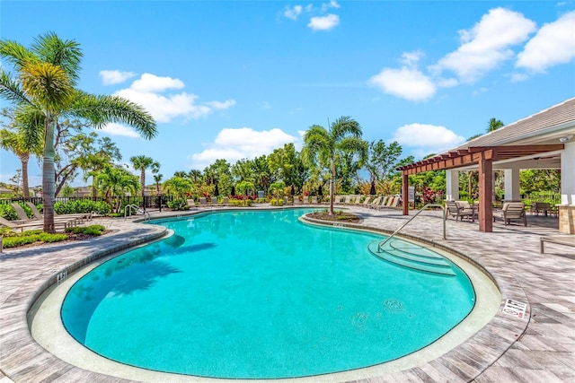 5711 Archipelago St, Nokomis, FL 34275 - community pool featuring a patio area