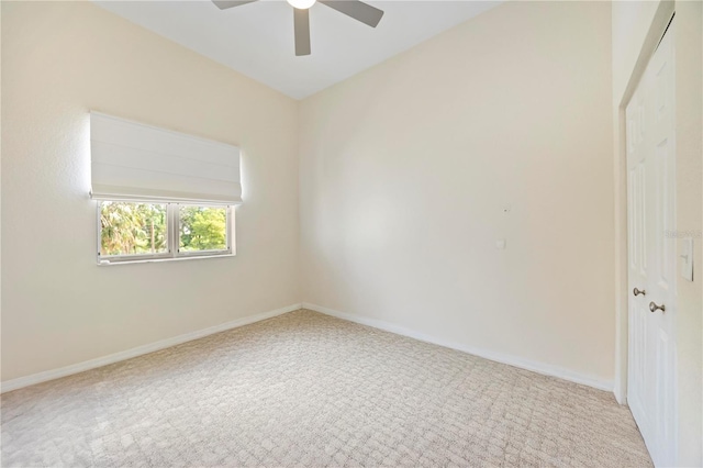 1064 N Tamiami Trl Unit 1125, Sarasota, FL 34236 - unfurnished room featuring ceiling fan and carpet flooring