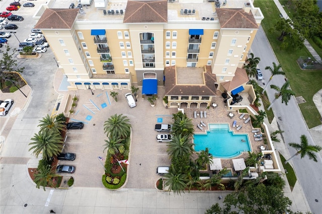 1064 N Tamiami Trl Unit 1125, Sarasota, FL 34236 - aerial view of a pool area