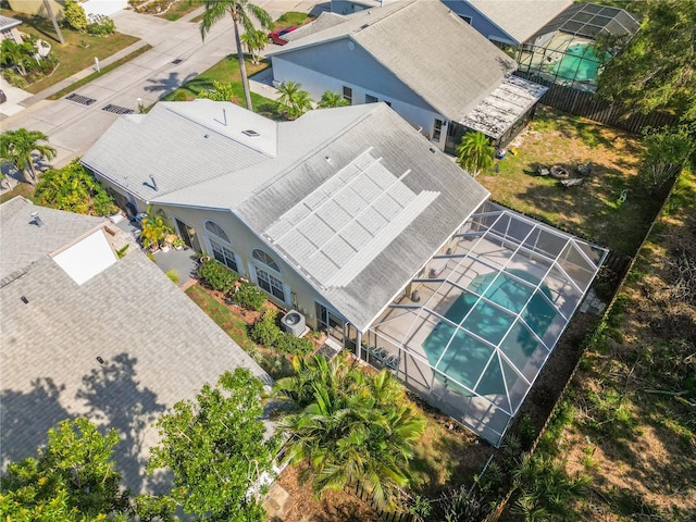7716 Geneva Ln, Sarasota, FL 34243 - aerial view of property and surrounding area