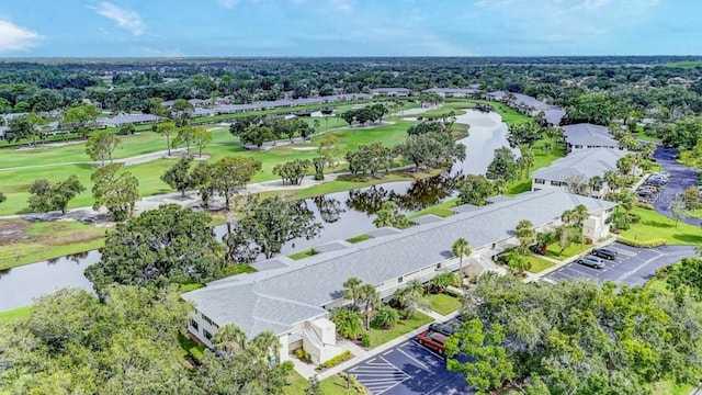 7110 Fairway Bend Ln Unit 181, Sarasota, FL 34243 - aerial view of residential area featuring a large body of water and a golf club