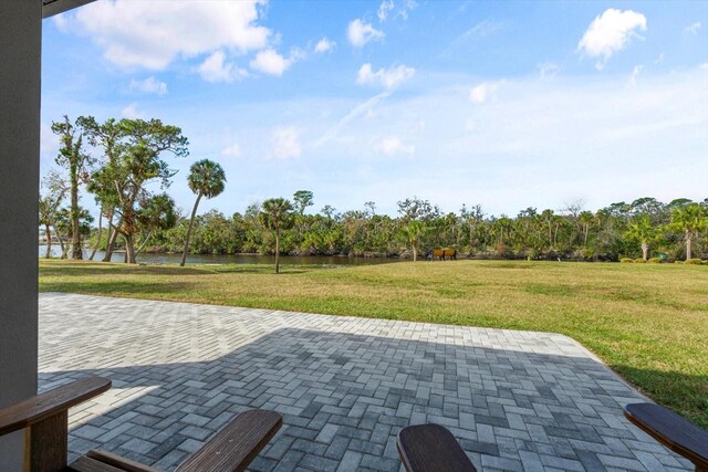 918 Fernleaf Run, Bradenton, FL 34212 - view of patio / terrace with a water view