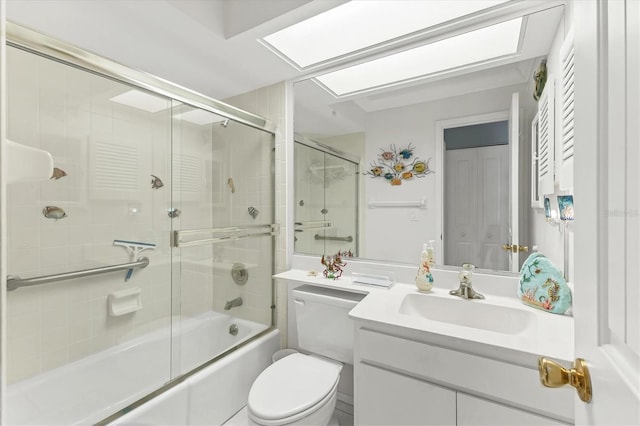 3810 75th St W Unit 128, Bradenton, FL 34209 - bathroom with vanity and combined bath / shower with glass door