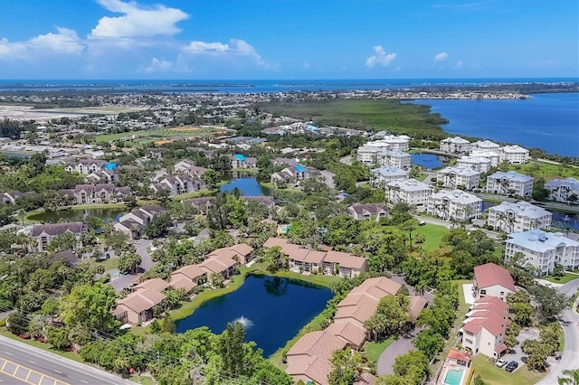 3810 75th St W Unit 128, Bradenton, FL 34209 - aerial view of residential area featuring a nearby body of water