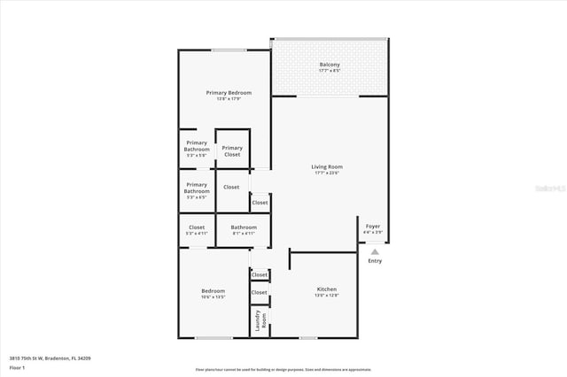 3810 75th St W Unit 128, Bradenton, FL 34209 - view of home floor plan