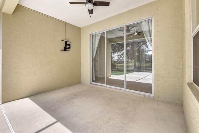 5005 Torrey Pines Run, Bradenton, FL 34211 - view of patio featuring ceiling fan