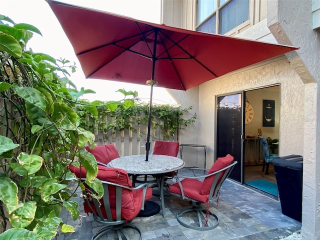 4001 Beneva Rd Unit 319, Sarasota, FL 34233 - view of patio / terrace featuring outdoor dining space