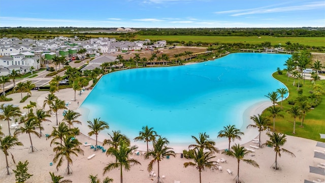 6317 Turtle Grass Dr, Bradenton, FL 34210 - view of swimming pool featuring a residential view