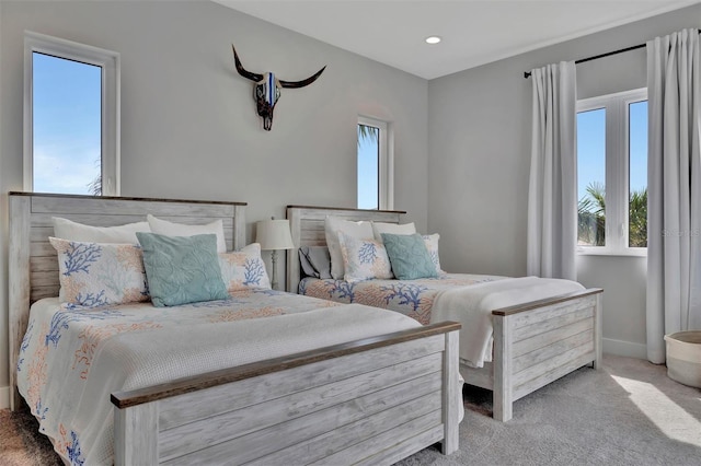 6317 Turtle Grass Dr, Bradenton, FL 34210 - carpeted bedroom with baseboards and recessed lighting