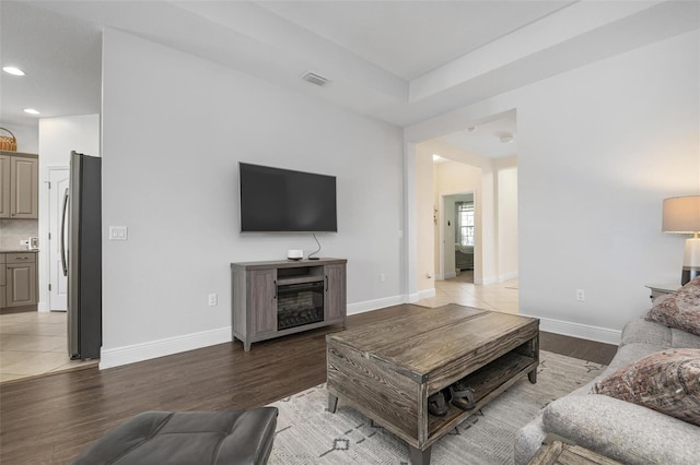7750 Ridgelake Cir, Bradenton, FL 34203 - living area with recessed lighting and light wood-type flooring