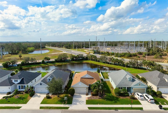 7750 Ridgelake Cir, Bradenton, FL 34203 - aerial perspective of suburban area with a large body of water