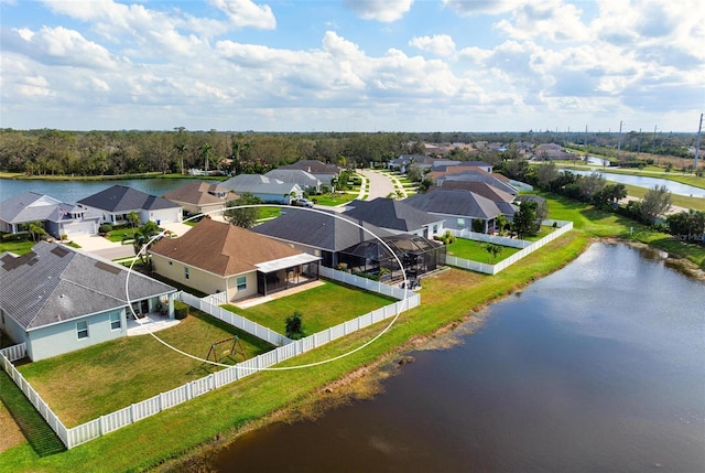 7750 Ridgelake Cir, Bradenton, FL 34203 - aerial perspective of suburban area with a large body of water