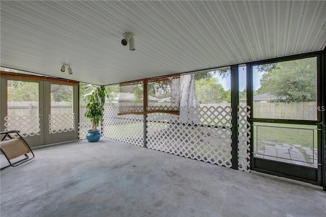 1224 38th St W, Bradenton, FL 34205 - unfurnished sunroom with french doors
