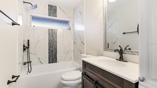 3525 Riviera Dr, Sarasota, FL 34232 - full bathroom with vanity and shower / washtub combination