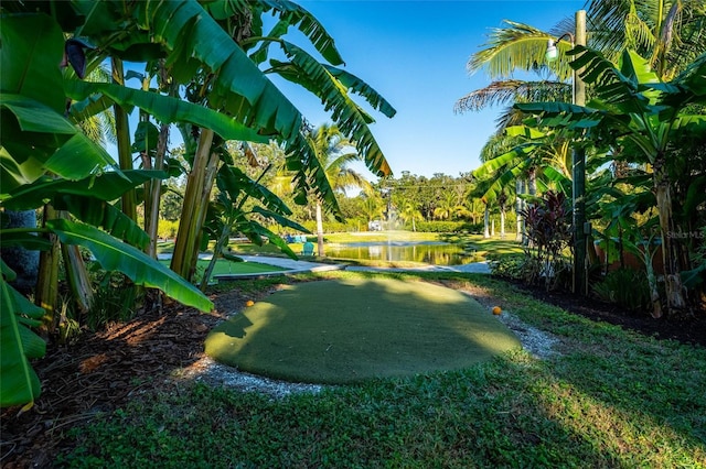 5311 36th Ave E, Palmetto, FL 34221 - view of yard featuring a water view and an area to practice putting