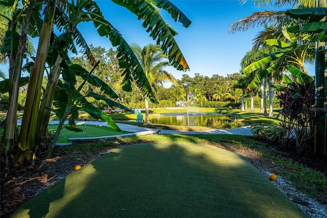 5311 36th Ave E, Palmetto, FL 34221 - view of property's community featuring a putting area and a water view