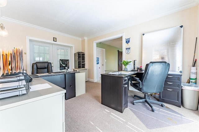 5311 36th Ave E, Palmetto, FL 34221 - office space with ornamental molding and light carpet