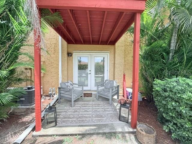 1959 Toucan Way Unit 206, Sarasota, FL 34232 - view of patio with french doors