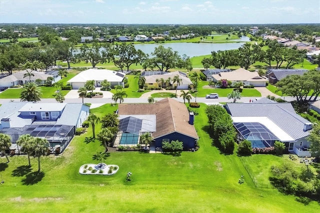 3636 Torrey Pines Blvd, Sarasota, FL 34238 - aerial perspective of suburban area featuring a nearby body of water