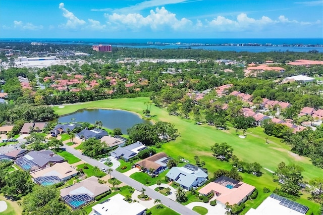 3636 Torrey Pines Blvd, Sarasota, FL 34238 - aerial view of residential area featuring a nearby body of water and a golf club