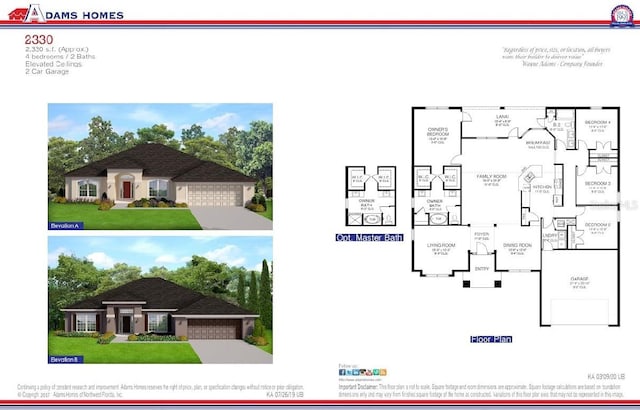 2264 Ananas Rd, North Port, FL 34286 - view of floor plan / room layout