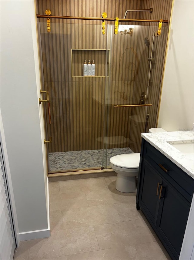 522 31st St W, Bradenton, FL 34205 - bathroom featuring a shower stall and vanity