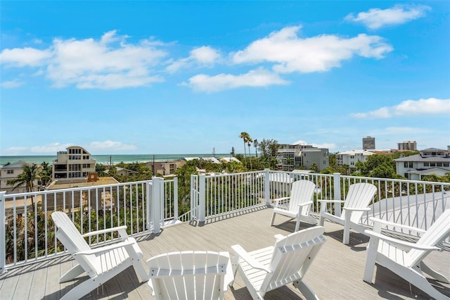 538 Canal Rd, Sarasota, FL 34242 - deck with a water view