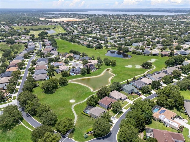 4013 Greystone Dr, Clermont, FL 34711 - aerial view of property's location featuring a large body of water and nearby suburban area