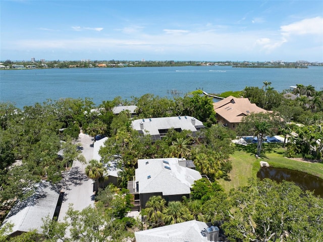 1347 Landings Dr Unit 6, Sarasota, FL 34231 - drone / aerial view of a nearby body of water