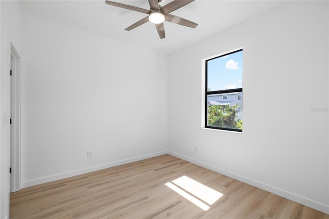 1532 Maricopa Rd, North Port, FL 34287 - spare room with wood finished floors and a ceiling fan