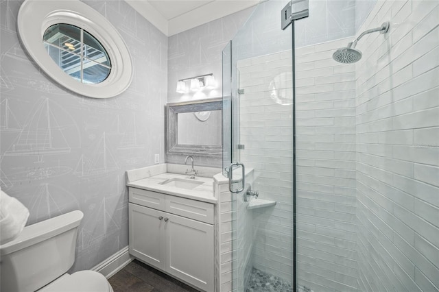 5569 Cape Leyte Dr, Sarasota, FL 34242 - bathroom with a shower stall and vanity