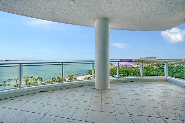 990 Blvd Of The Arts Unit 801, Sarasota, FL 34236 - patio / terrace featuring a water view