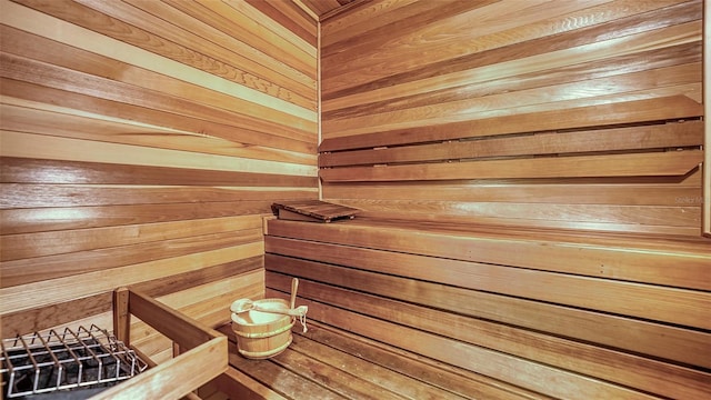 990 Blvd Of The Arts Unit 801, Sarasota, FL 34236 - sauna / steam room featuring wood walls