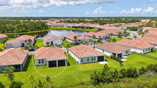 491 Daylily Blvd, Nokomis, FL 34275 - aerial view of residential area with a large body of water