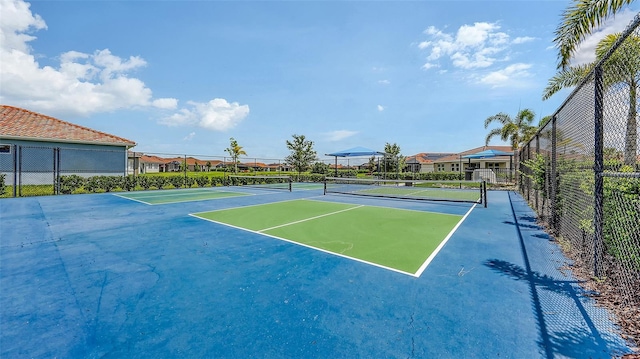 491 Daylily Blvd, Nokomis, FL 34275 - view of tennis court with a residential view