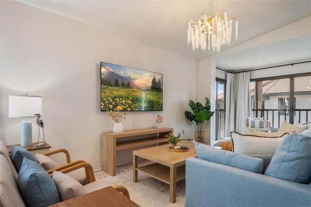4411 46th Ave W Unit 201, Bradenton, FL 34210 - living room featuring a chandelier