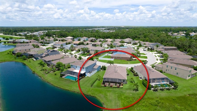 7364 47th Avenue Cir E, Bradenton, FL 34203 - aerial perspective of suburban area with a large body of water