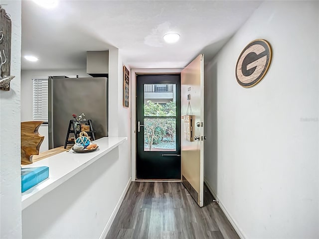 3700 S Osprey Ave Unit 122, Sarasota, FL 34239 - doorway featuring wood finished floors