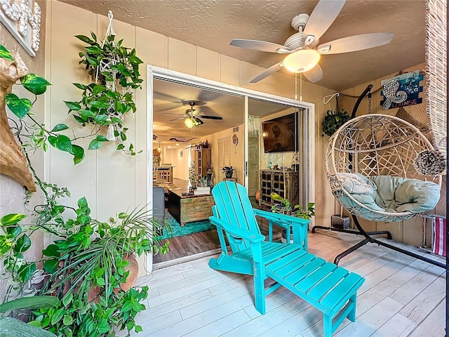 3700 S Osprey Ave Unit 122, Sarasota, FL 34239 - deck with ceiling fan