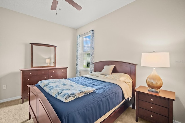 226 Tapa Parish Run, Bradenton, FL 34212 - carpeted bedroom featuring baseboards and ceiling fan
